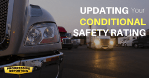 Updating your conditional safety rating